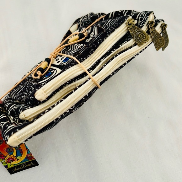 Laurel Burch~Cat Pattern / 3~Individual Cloth Bags - Picture 11 of 11